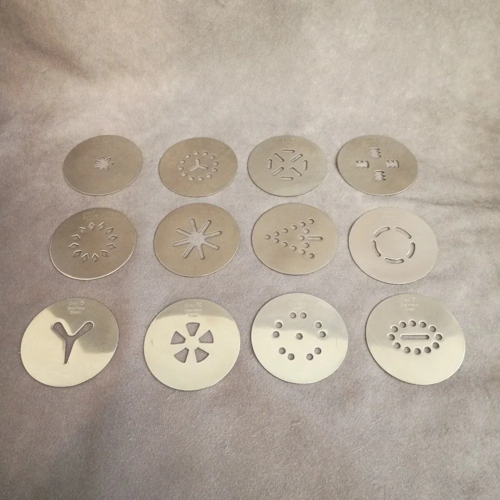 Cuisinart Pink Series Electric Cookie Press‎ CCP10 12 Plates/6 Tips Tested